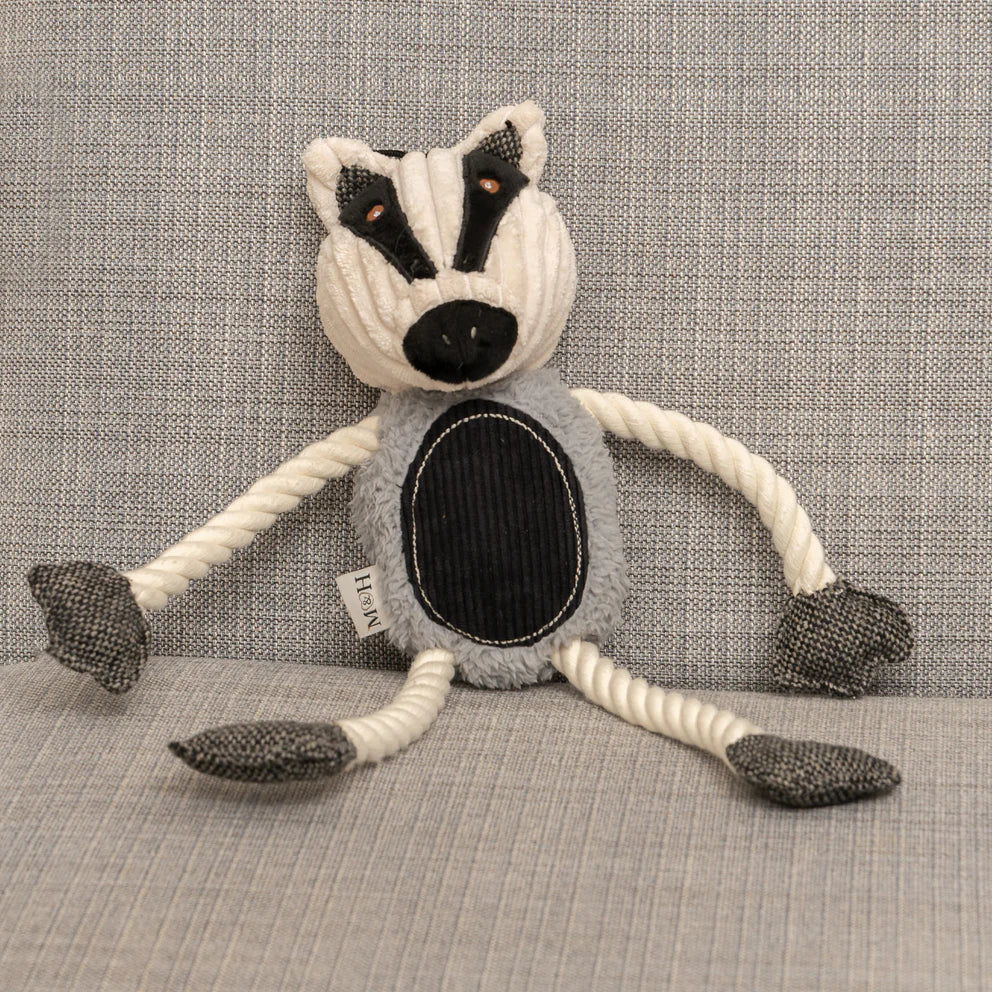 Baxter Badger Plush Dog Toy