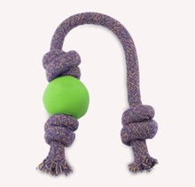 Load image into Gallery viewer, Natural Rubber Ball on Rope
