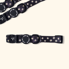 Load image into Gallery viewer, Black Daisy Dog Collar
