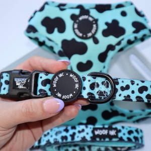 Funky Mint Cow Collar