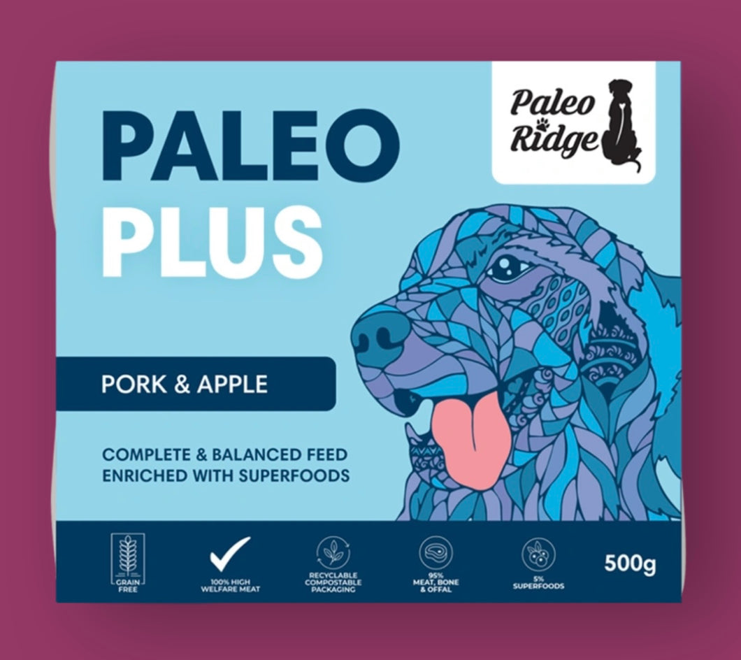 Paleo Plus Pork and Apple (500g)
