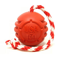 Load image into Gallery viewer, Sodapup Stars and Stripes Ultra-Durable Rubber Chew and Reward Ball
