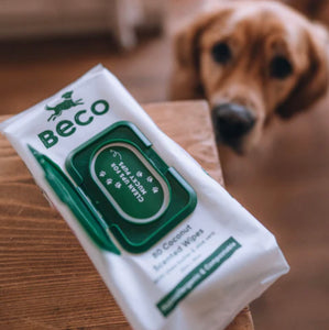 Coconut Scented Bamboo Dog Wipes